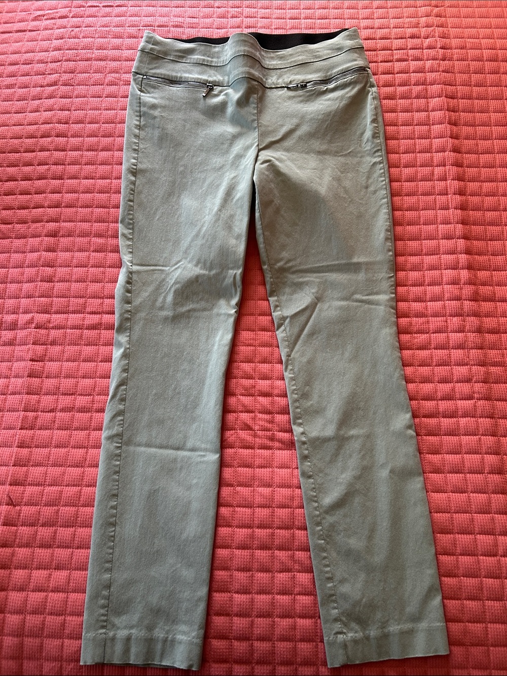Women's Olive Green Stretch Skinny Pants